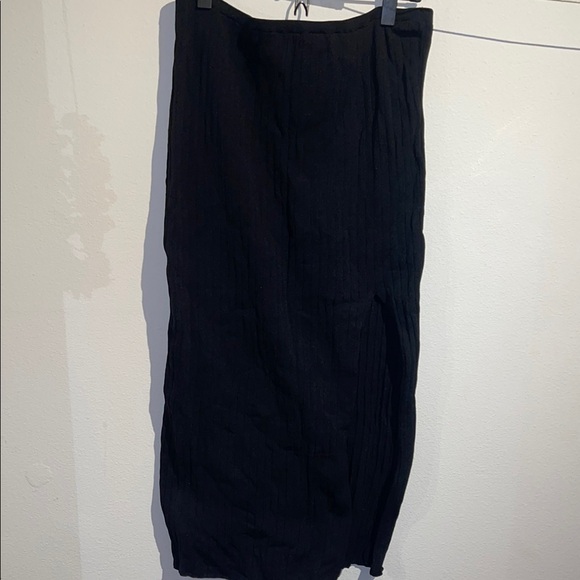 NWT Cotton On Ribbed Black Skirt Size XL - Picture 5 of 8